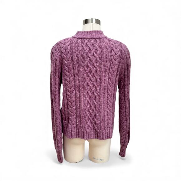 La Maille Sezane Andina Gilet Jumper in Pink Garden Size S✨ - Picture 12 of 16